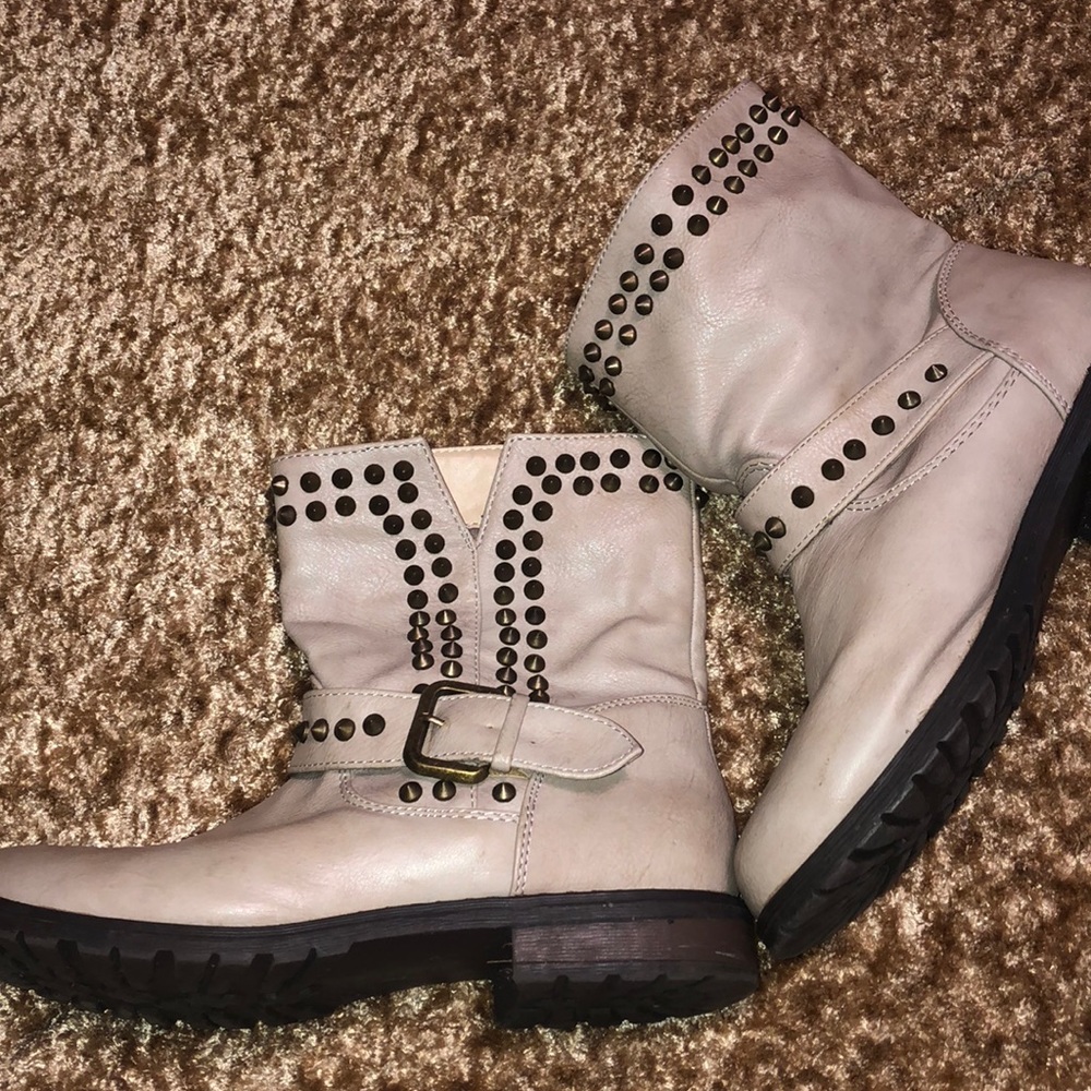 Studded booties